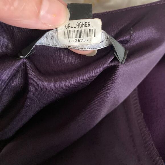 David Meister Women's Dress Size 2 Purple Cocktail Evening - Picture 7 of 8